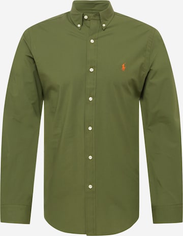 Polo Ralph Lauren Button Up Shirt in Green: front