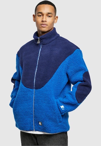 Starter Fleece jas in Blauw: voorkant