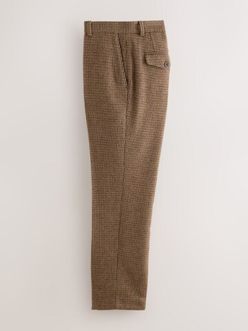 Regular Pantalon à plis Next en marron