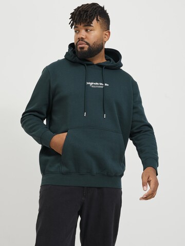 Jack & Jones Plus - Sudadera 'VESTERBRO' en verde: frente