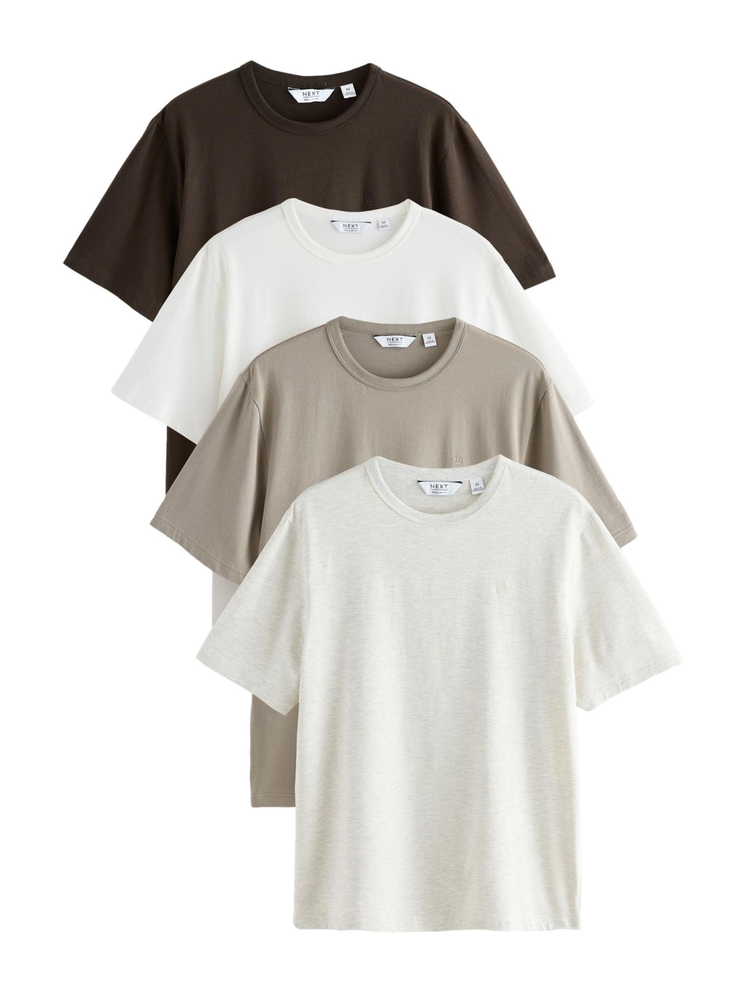 T-Shirt Next en beige : devant