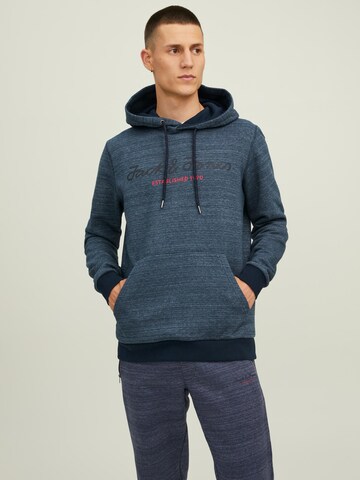 Sweat-shirt 'Berg' JACK & JONES en bleu : devant