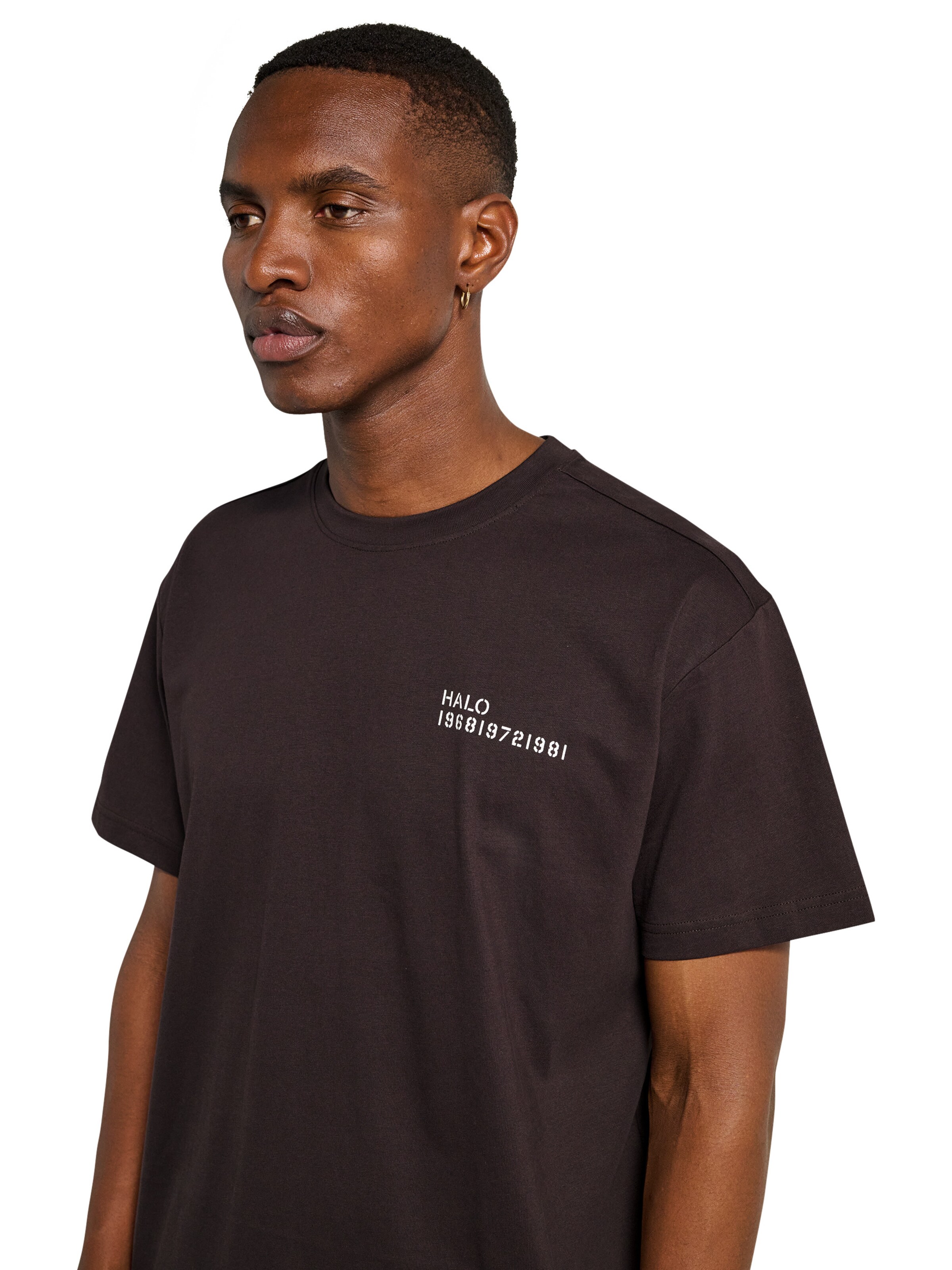 HALO T-Shirt in Braun
