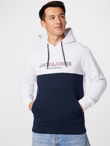 JACK & JONES Sweatshirt 'Urban' i vit: framsida