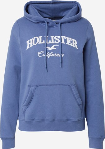 HOLLISTER Sweatshirt 'TECH CORE' in Blauw: voorkant