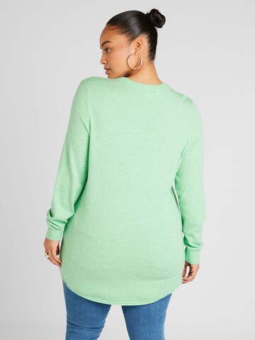 ONLY Carmakoma Sweater 'IBI' in Green