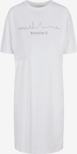 Merchcode Kleid 'Washington' in schwarz / weiß, Produktansicht