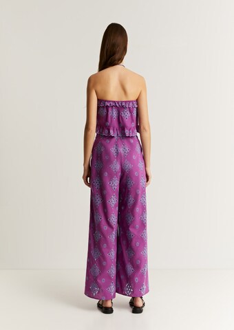 Scalpers Wide leg Pants in Purple
