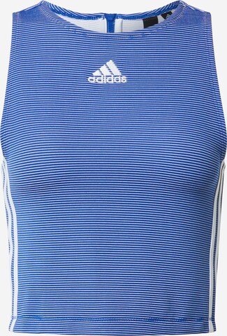 ADIDAS SPORTSWEAR Top sportowy w kolorze niebieski: przód