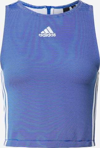 ADIDAS SPORTSWEAR Sportovní top – modrá: přední strana