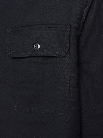 JACK & JONES Regular Fit Overshirt in Schwarz