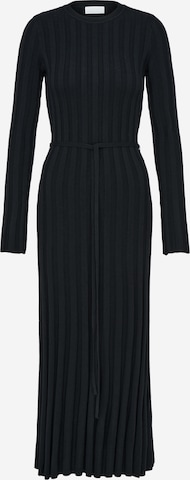 Rochie tricotat 'Tamina' de la LeGer by Lena Gercke pe negru: față