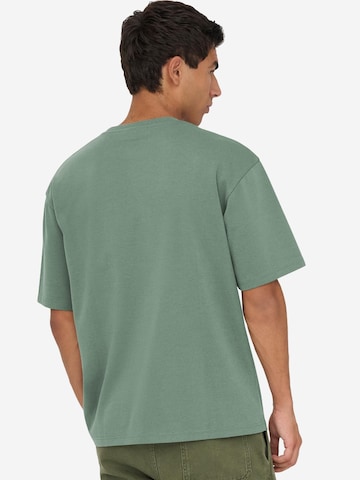 Only & Sons Shirt 'Caspian' in Green