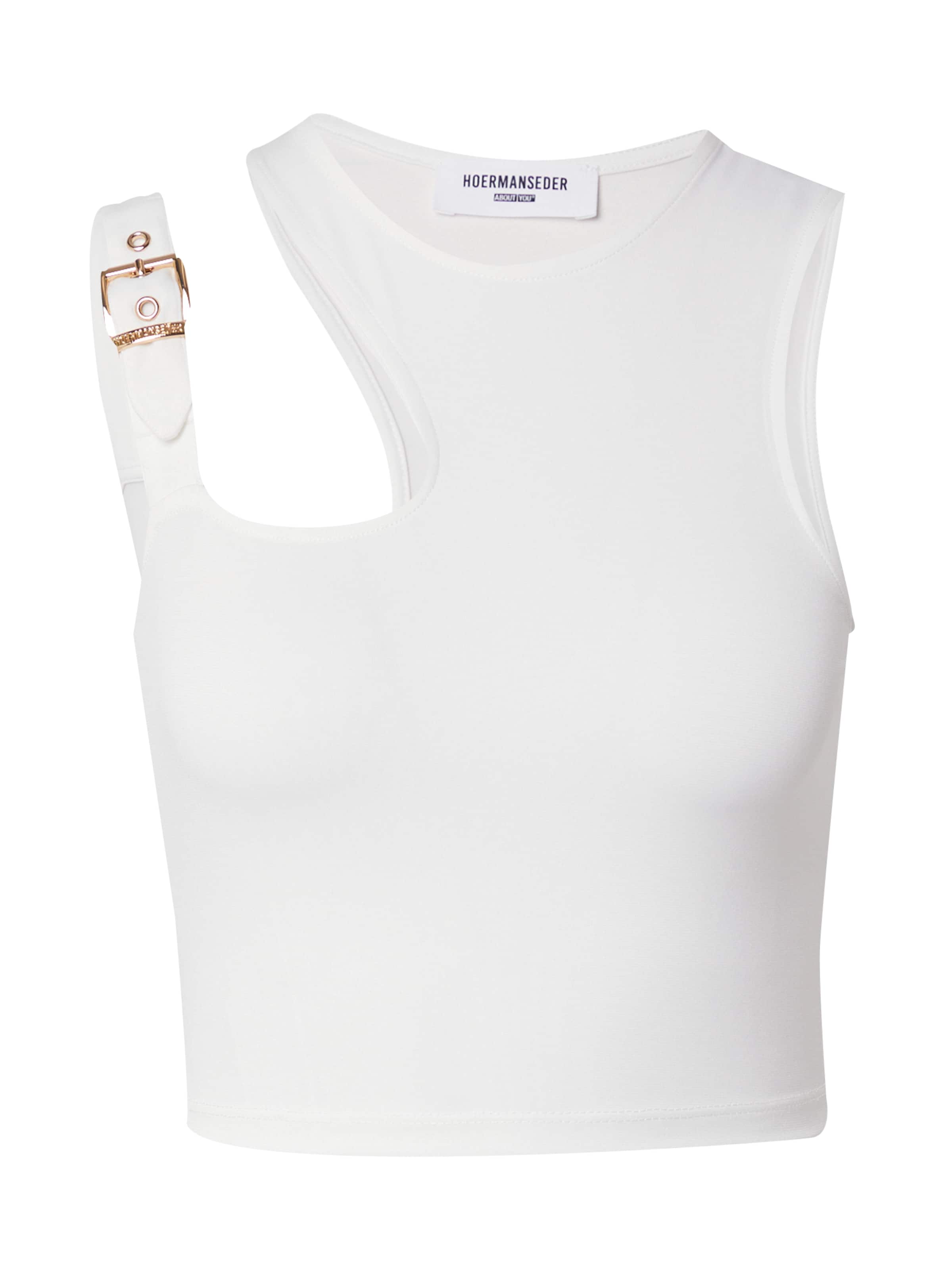 Hoermanseder Top 'Anais' in de kleur Wit, Productweergave