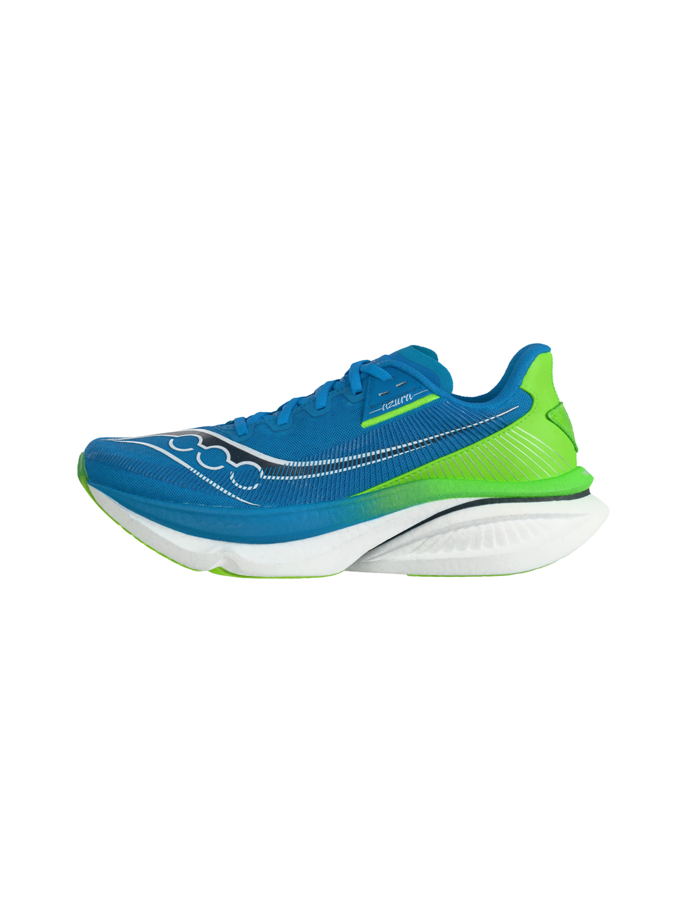 saucony Skriešanas apavi 'ENDORPHIN AZURA', krāsa - genciāna / neonzaļš / melns / balts, Preces skats