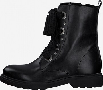 MARCO TOZZI Lace-Up Ankle Boots in Black