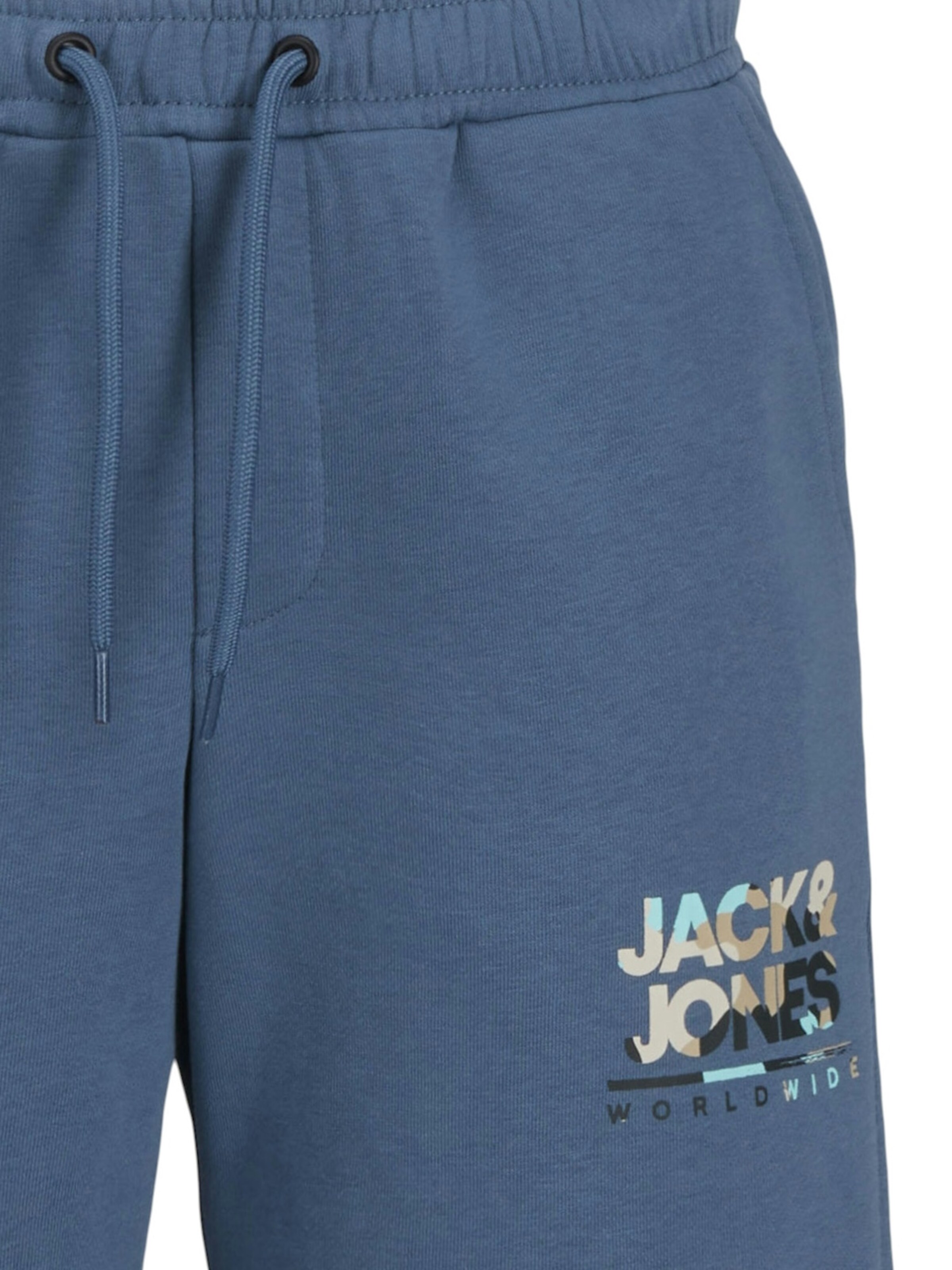 Jack & Jones Junior Slim fit Sports trousers 'Luke' in Blue