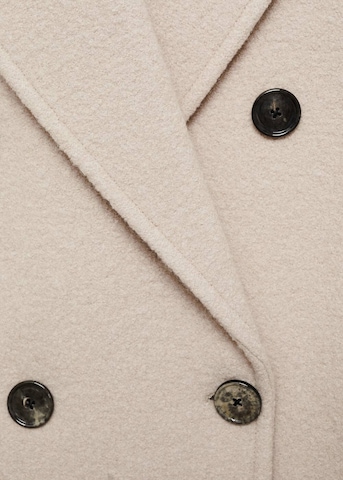 MANGO Mantel 'Byte' in Beige