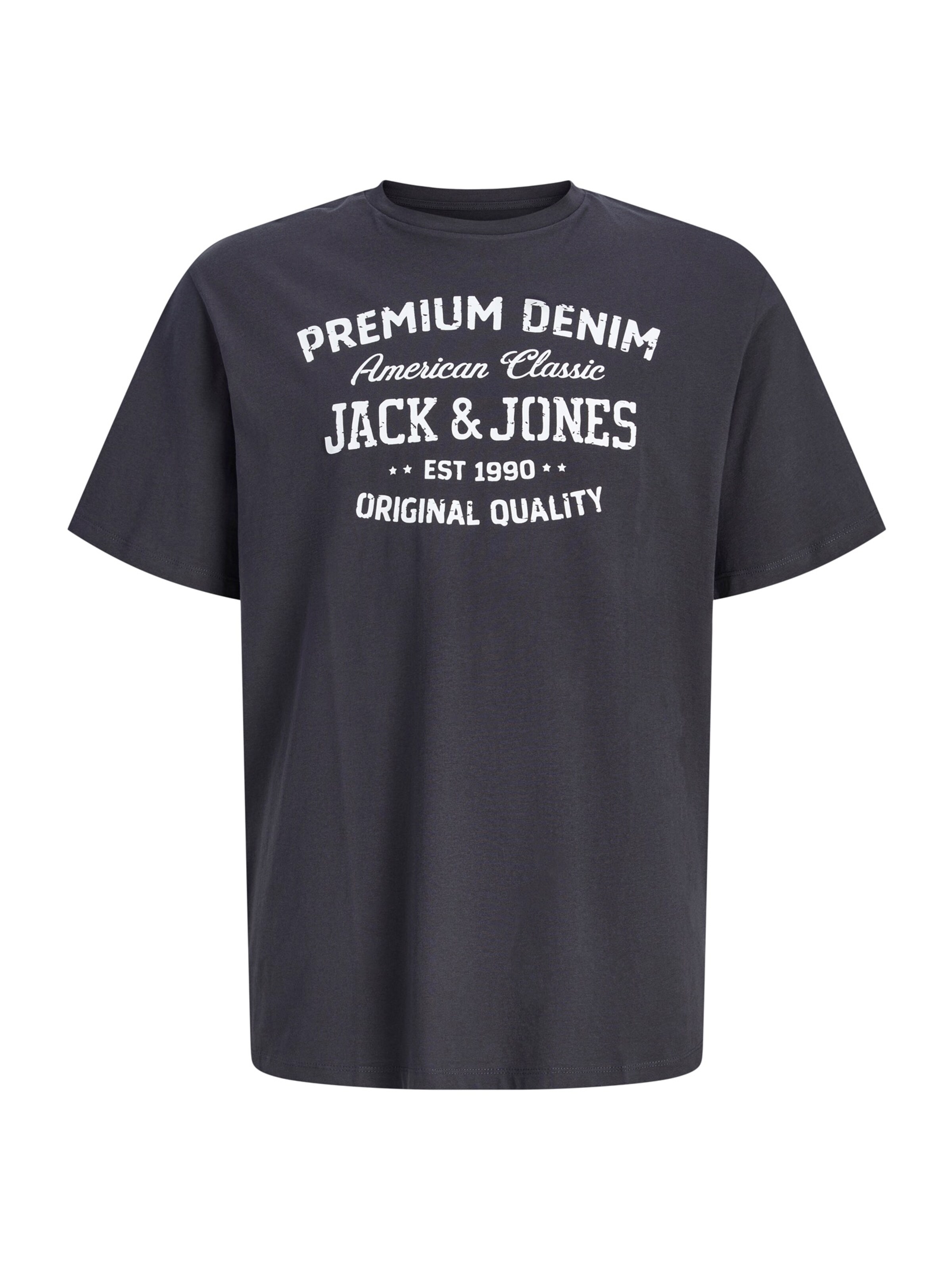 Jack & Jones Plus - Camiseta 'JPRBLUSIMON' en azul: frente