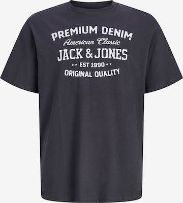 Jack & Jones Plus - Camisa 'JPRBLUSIMON' em azul: frente