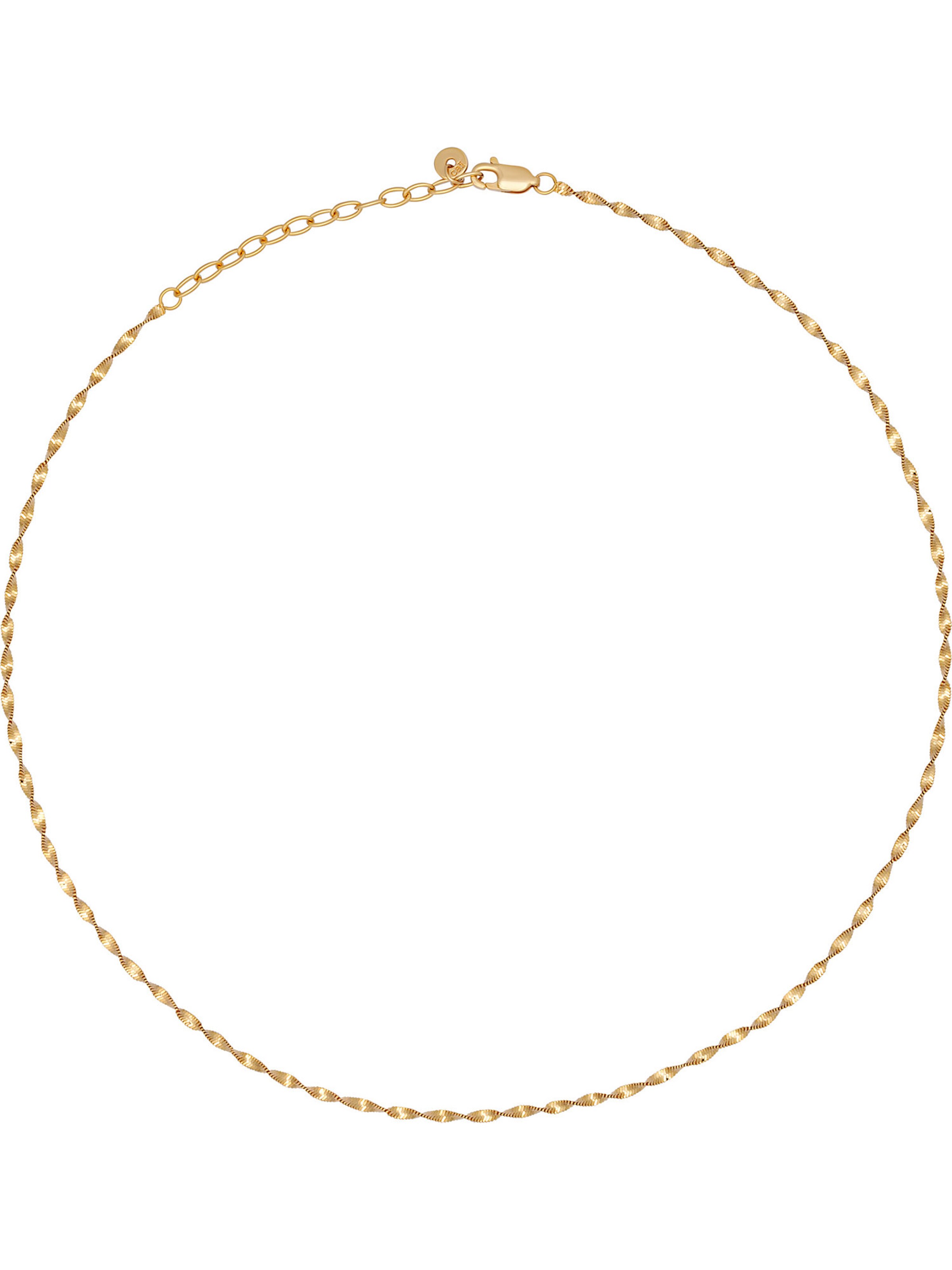 Chaîne caï en or : devant