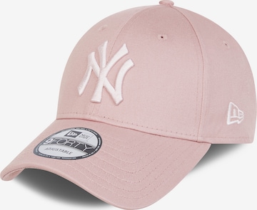 NEW ERA Cap 'LEAGUE ESSENTIAL 9FORTY NEYYAN' in Pink: front