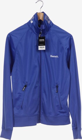 BENCH Sweatshirt & Zip-Up Hoodie in L in Blue: front
