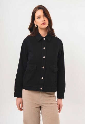 FRESHLIONS Between-season jacket 'Kalia' in Black: front