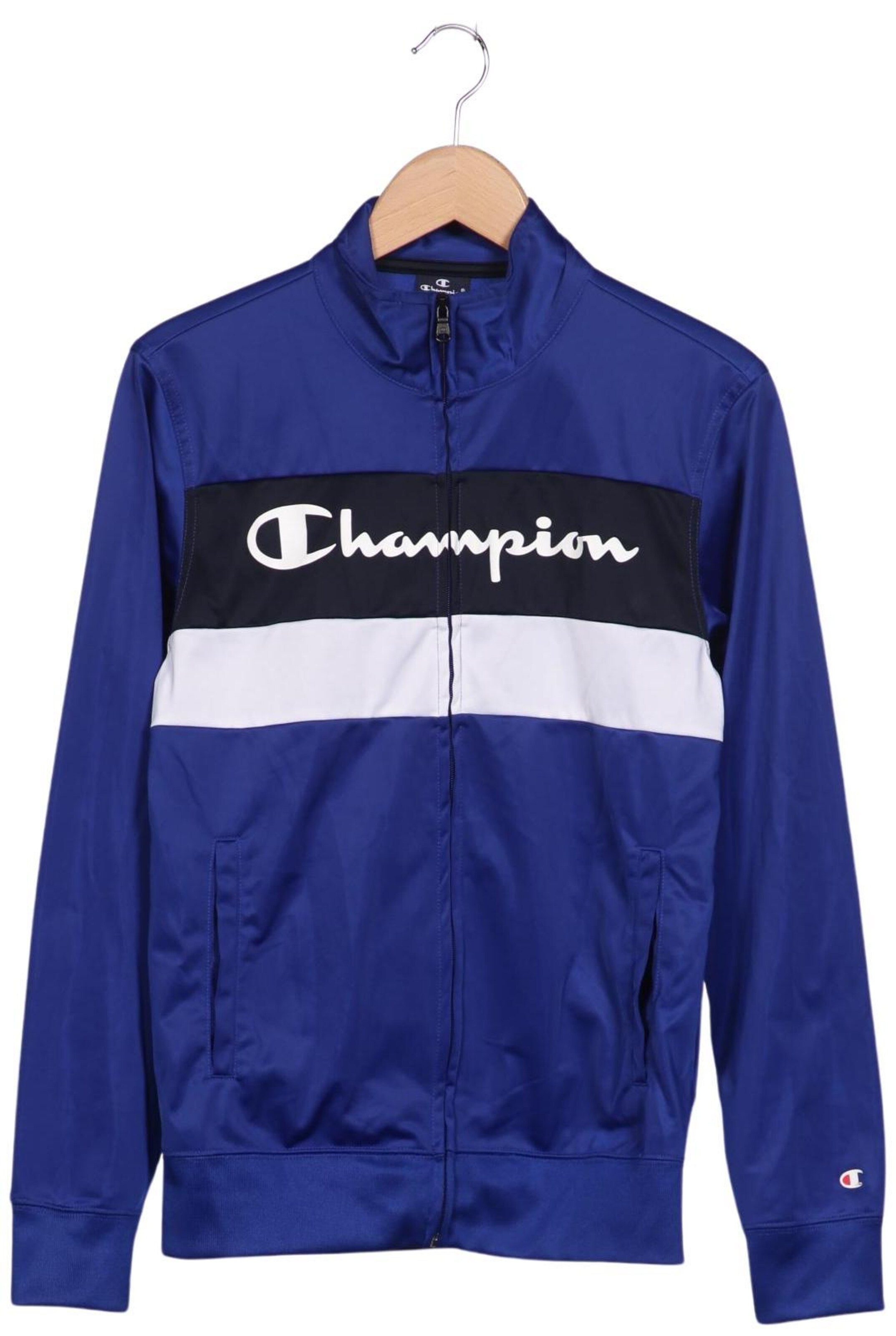 Champion Authentic Athletic Apparel Sweatshirt & Zip-Up Hoodie in M in Blue: front