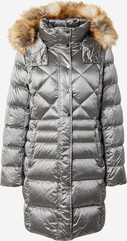 COMMA Zimní kabát – šedá: přední strana