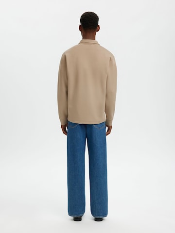 SELECTED Sweatshirt in Beige