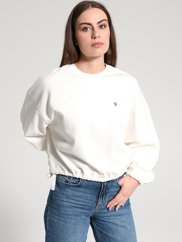 NOWIHT - Sudadera 'Zephyrine' en blanco