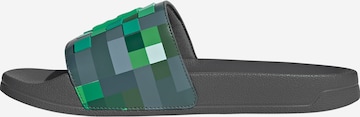 pilka ADIDAS SPORTSWEAR Sandalai / maudymosi batai 'ADILETTE SHOWER - MINECRAFT': priekis