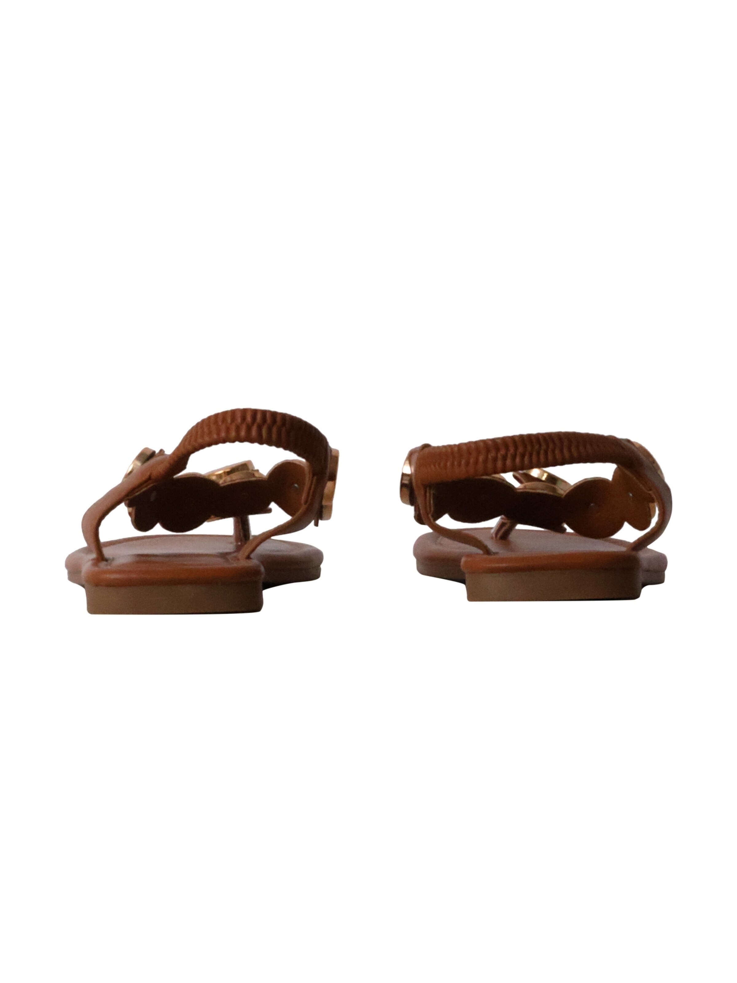 Sixth Sense Sandaal 'Flache Slipper-Sandalen „Paris“' in Bruin