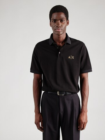 ARMANI EXCHANGE Футболка в Черный: спереди