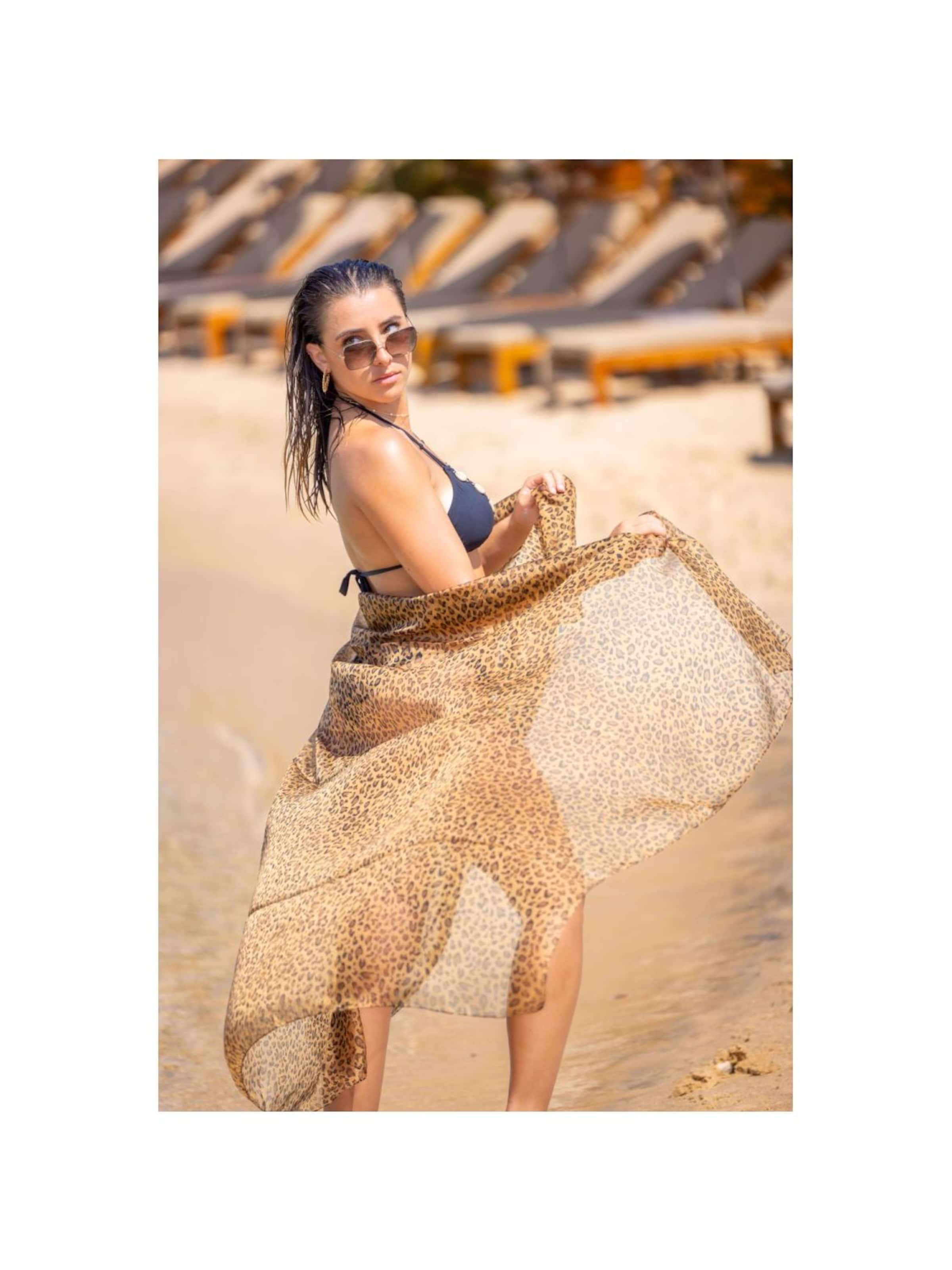 alberto cabale Strandkleid 'FELICITA' in Braun