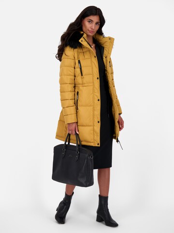 Manteau d’hiver 'NicolaAK' Alife and Kickin en jaune