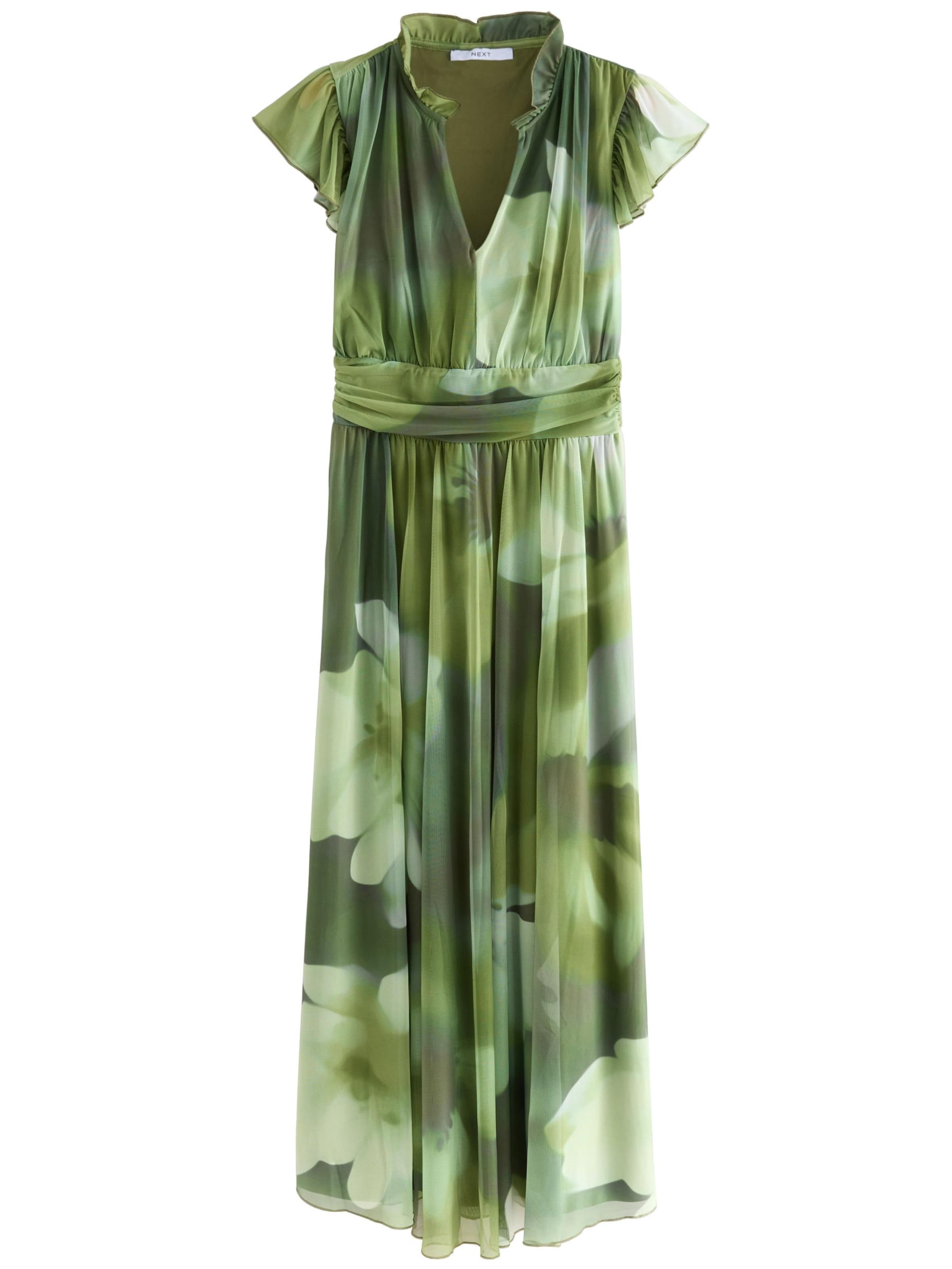 Next Šaty – zelená: přední strana
