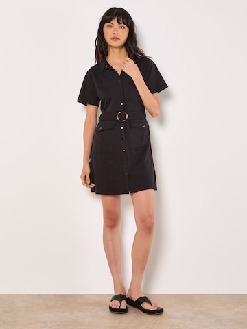 Apricot Shirt dress in Black