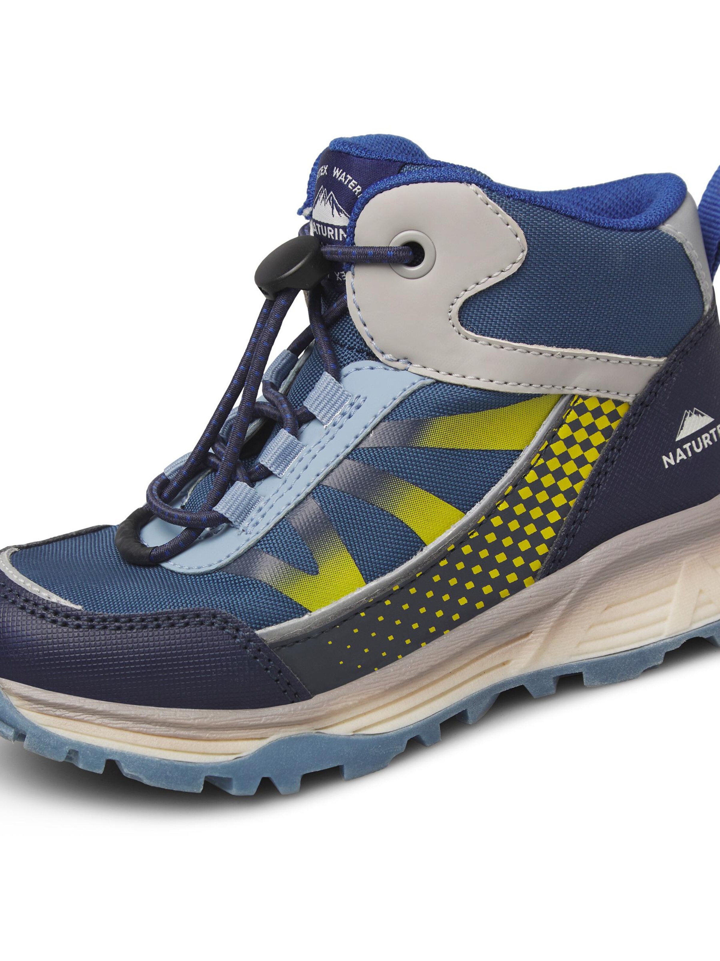 NATURINO Sneakers 'DRYFORCE HIGH WP.' in Blauw: voorkant