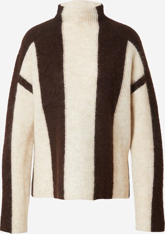 SECOND FEMALE Sweater 'Hertha' in Beige: front