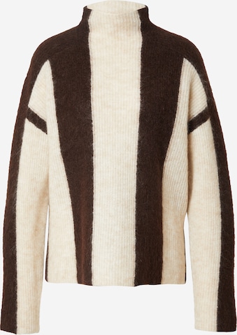 SECOND FEMALE Sweater 'Hertha' in Beige: front