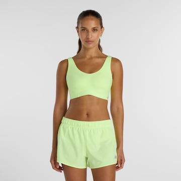 Soutien-gorge de sport new balance en vert : devant
