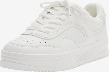 Pull&Bear Låg sneaker i svart: framsida