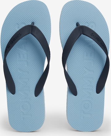 Tommy Jeans T-Bar Sandals in Blue