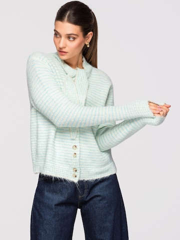 Ombre Strickjacke‌‌‌‌‌ in Blau
