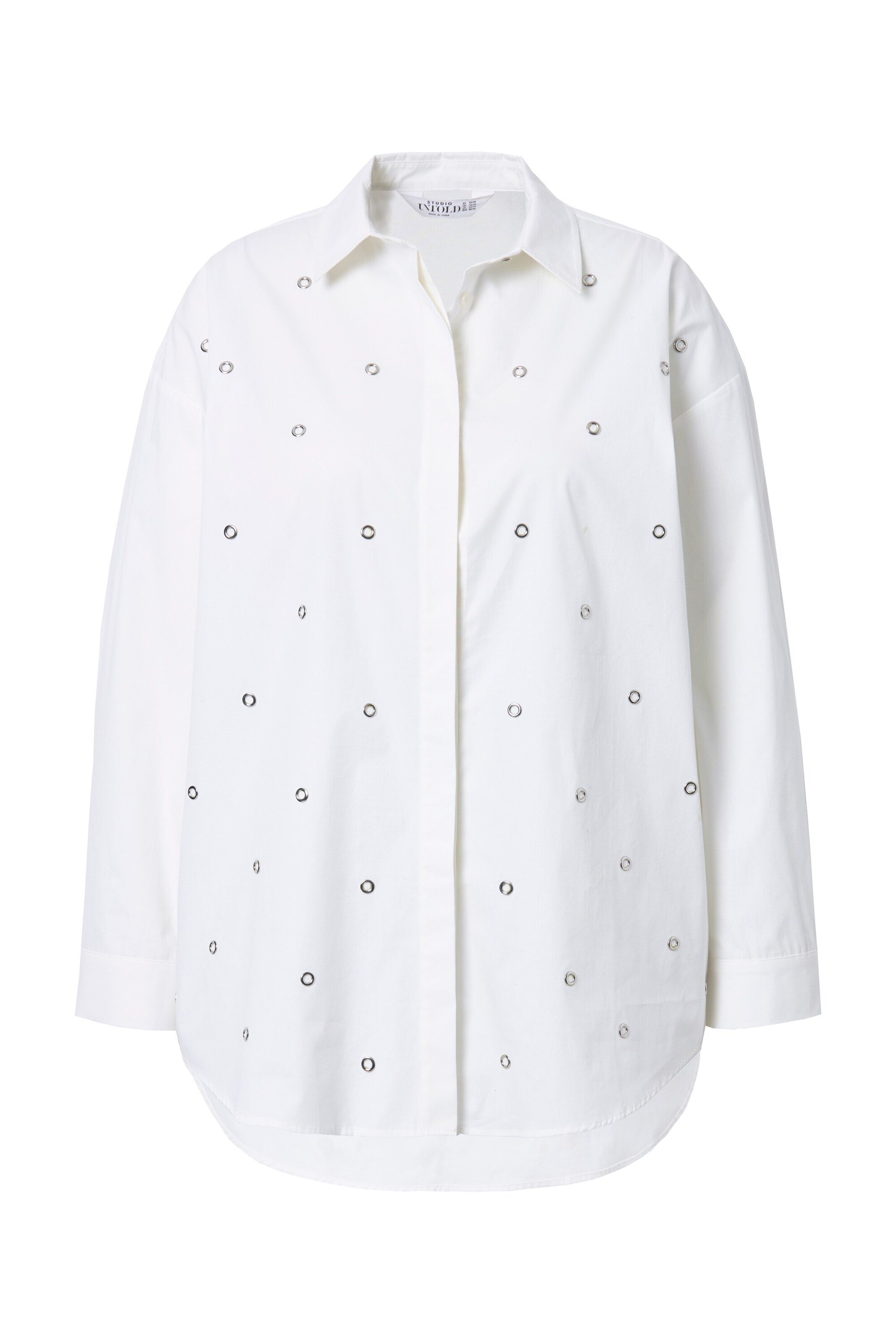 Studio Untold Blouse in Wit: voorkant