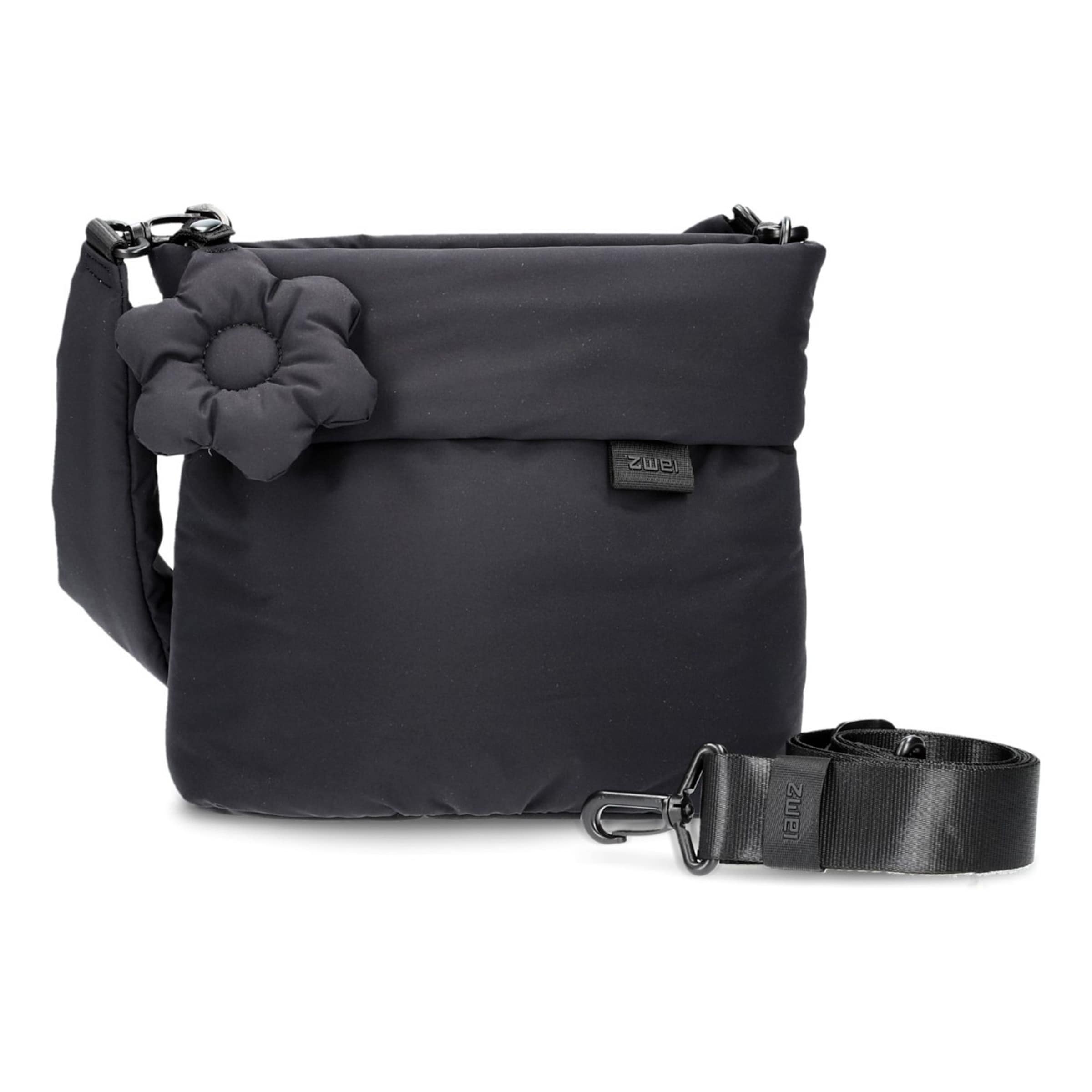 ZWEI Schoudertas 'Hannah' in Zwart: voorkant