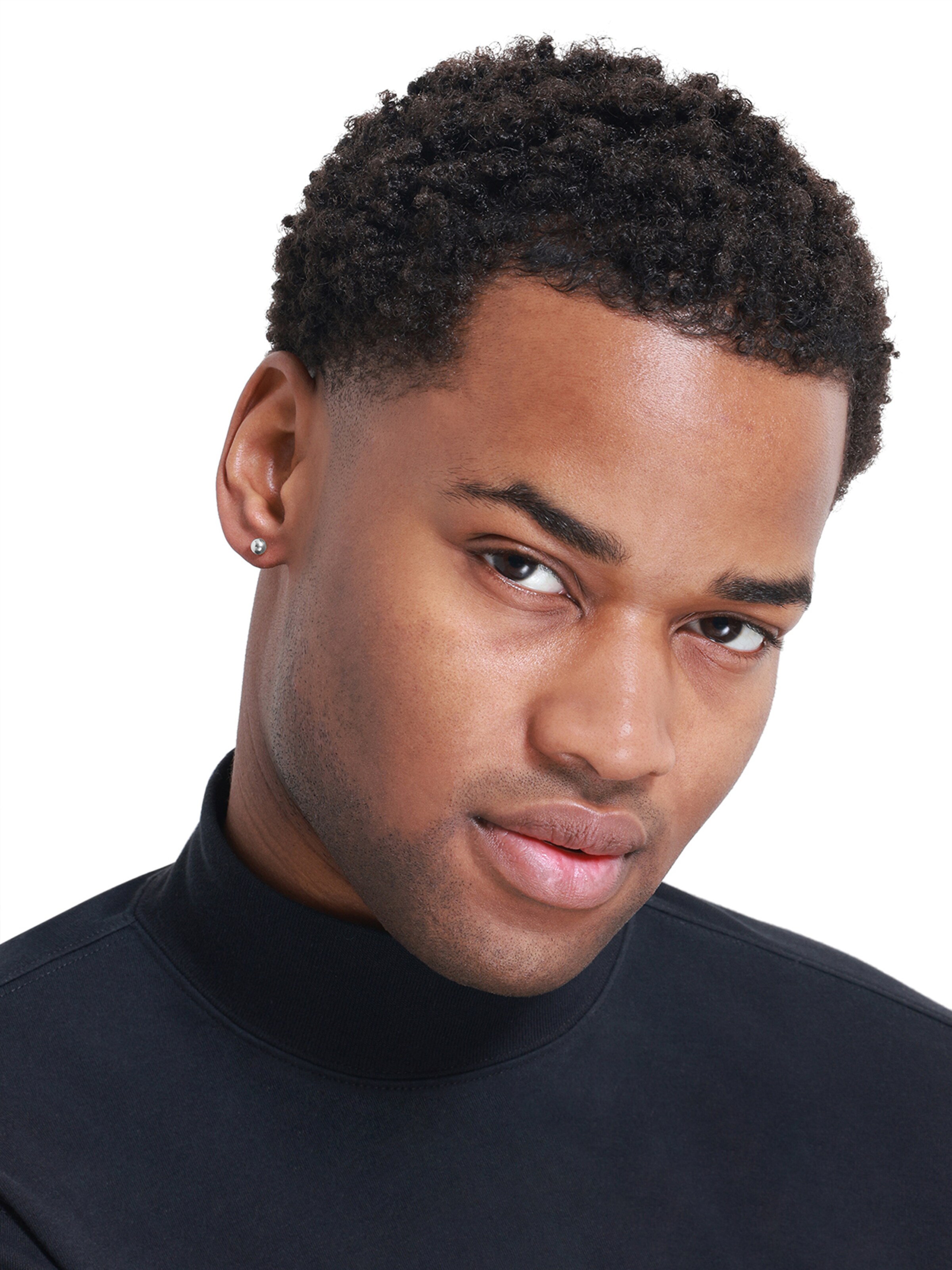 Heideman Earring 'Ethan' in Silver: front