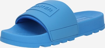 Flip-flops de la HUNTER pe albastru: față